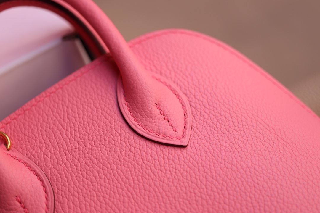 에르메스 미니 볼리드백 로즈핑크 금장 에버컬러